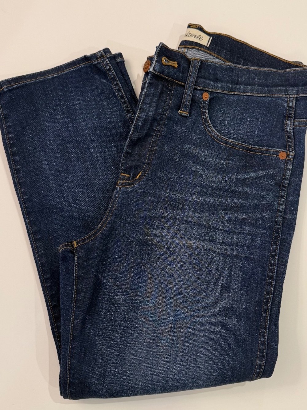 Madewell Tencel-Blend Stovepipe Jeans, size 29P